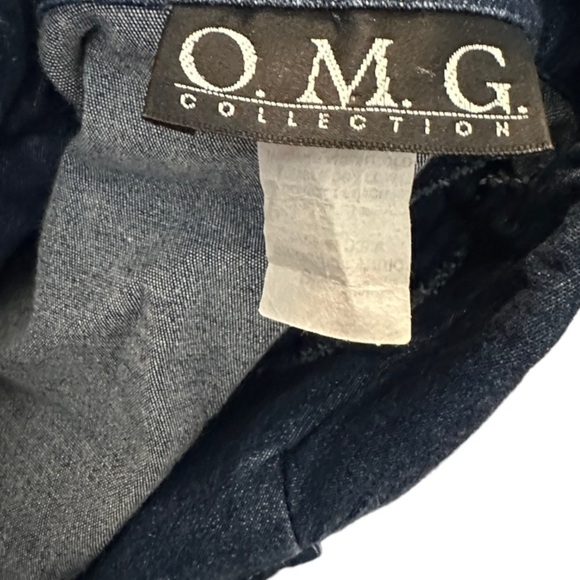 Vintage O.M.G. Denim Jacket Shirt‎ - Picture 7 of 7